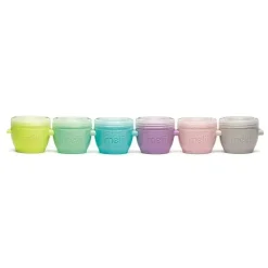 Melii - recipientes de armazenamento de comida para bebês Snap &amp; Go, 2 onças, pacote com 6 Clearance