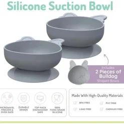 Melii - Ventosas de silicone, 10,1 onças, 2 unidades, Bulldog Sale