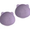 Melii - Ventosas de silicone para bebês e crianças pequenas, 10,1 onças - pacote com 2, gato roxo Clearance