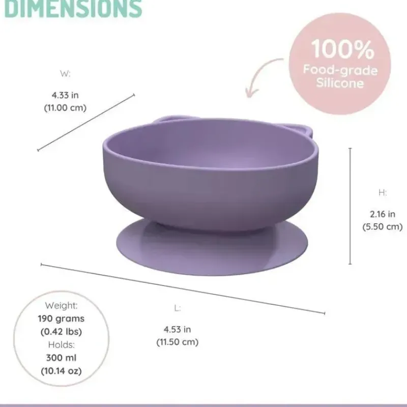 melii__ventosas_de_silico_SKUkKuAzlh9_1.webp Melii - Ventosas de silicone para bebês e crianças pequenas, 10,1 onças - pacote com 2, gato roxo Clearance