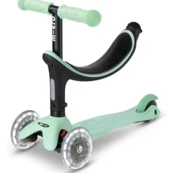 Micro Kickboard - Rodas LED Mini2Grow, Scooter 4 em 1, para crianças de 1 a 6 anos, Menta New