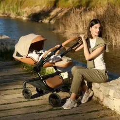 Mima - Almofada + Almofada Creo Newborn Snuggle, Bege New