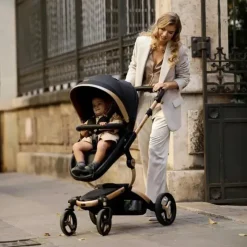 Mima - Xari Max Stroller Edição Especial, Preto/Dourado Best