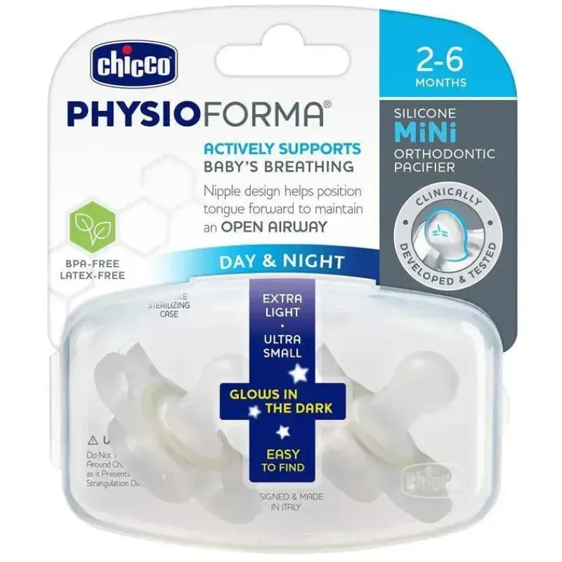 mini_chupeta_ortodntica_c_SKUfeQhMIwU_0.webp Chicco Mini Chupeta Ortodôntica PhysioForma Glow in the Dark - 2-6m 2pk Sale