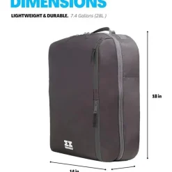 Minimeis - Mochila Universal G4, Preta/Cinza Hot