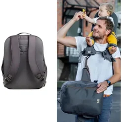Minimeis - Mochila Universal G4, Preta/Cinza Hot
