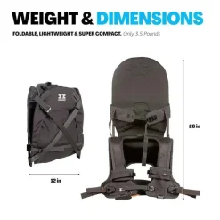 Minimeis - Porta-ombro Infantil Leve G4, Cinza Hot