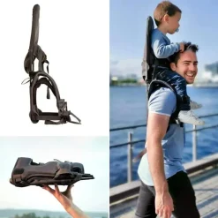 Minimeis - Porta-ombro Infantil Leve G4, Cinza Hot