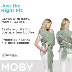 Moby - Porta-bebês embrulhado em pêra Sale