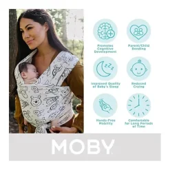 Moby Featherknit Wrap - Winnie The Pooh & Pals Sale