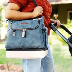 Petunia Pickle Bottom Mochila Petúnia Pivot - Indigo/Blush Sale