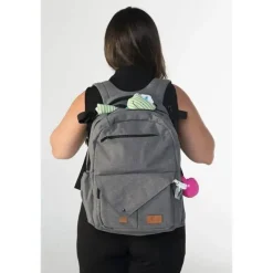 Primo Passi Mochila - PerTutti Baby Fraldas Mochila, Preto Melange Clearance