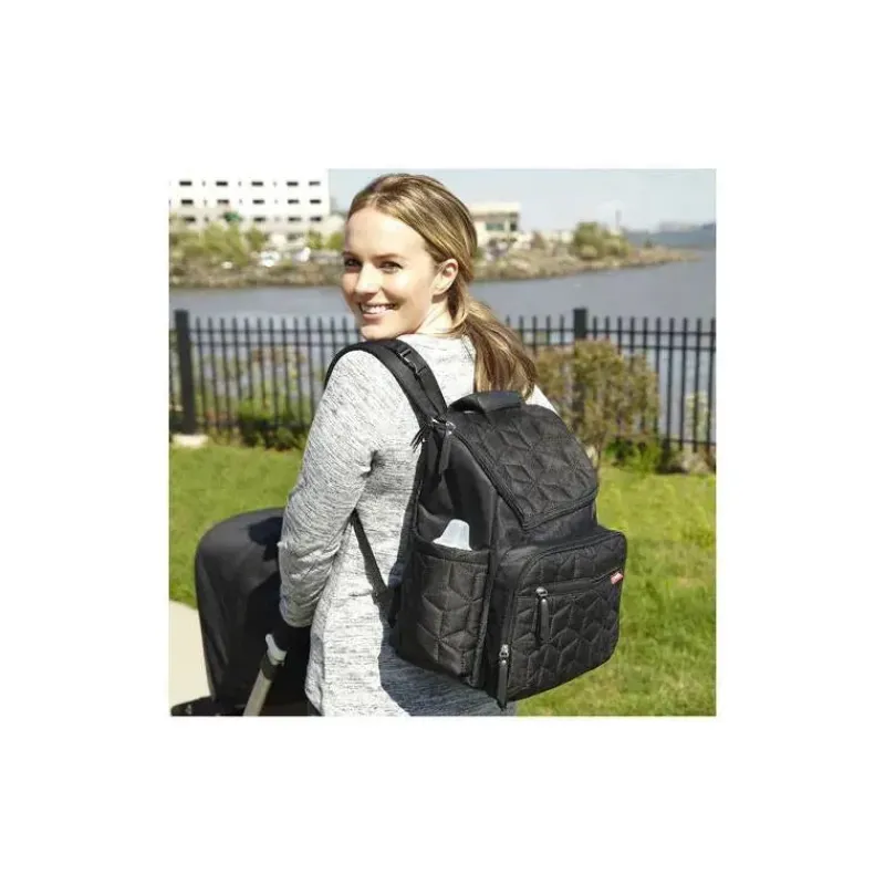 mochila_skip_hop__bolsa_d_SKUX4saUQfa_2.webp Skip Hop Mochila - Bolsa de Fraldas Forma, Preta Fashion