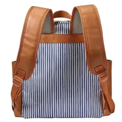 JJ Cole Mochila Tomy - Popperton Bolsa de Fraldas Cognac Strip Best
