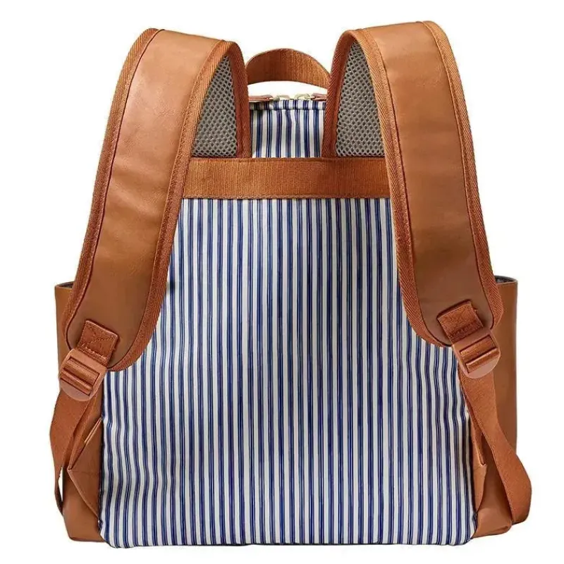 mochila_tomy__jj_cole_pop_SKUlM8nogfz_4.webp JJ Cole Mochila Tomy - Popperton Bolsa de Fraldas Cognac Strip Best