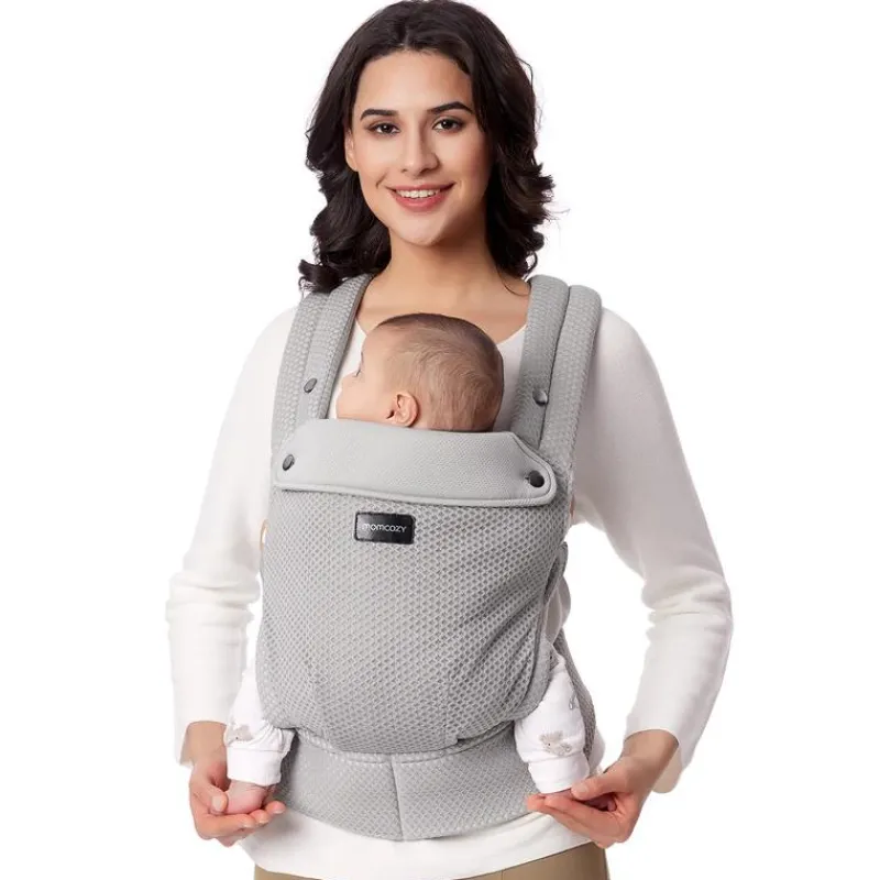 momcozy__baby_carrier_new_SKUu6vbJJ8C_0.webp Momcozy - Baby Carrier Newborn To Toddler, Mesh Grey Discount