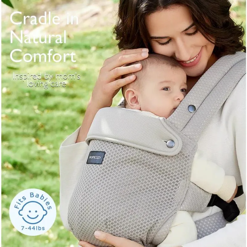 momcozy__baby_carrier_new_SKUu6vbJJ8C_1.webp Momcozy - Baby Carrier Newborn To Toddler, Mesh Grey Discount