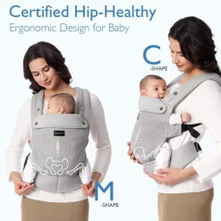 Momcozy - Baby Carrier Newborn To Toddler, Mesh Grey Discount