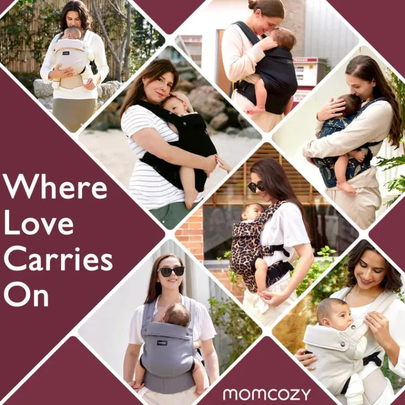 momcozy__baby_carrier_new_SKUu6vbJJ8C_6.webp Momcozy - Baby Carrier Newborn To Toddler, Mesh Grey Discount