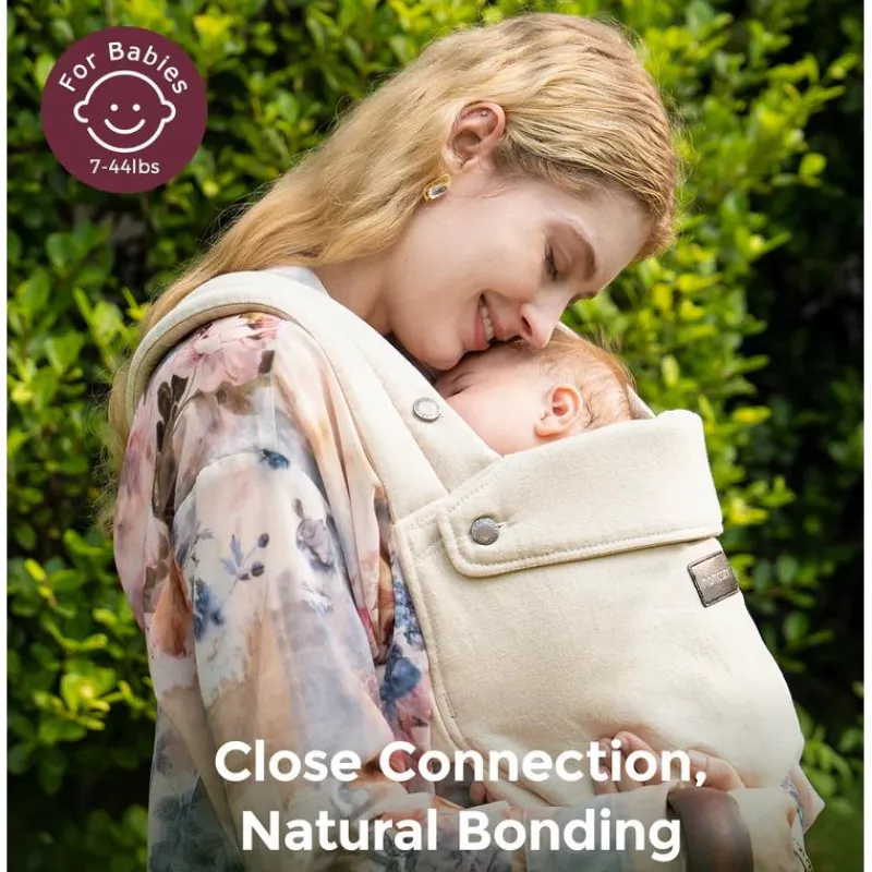 momcozy__baby_carrier_wit_SKUL2WqxSgR_4.webp Momcozy - Baby Carrier With Natural Cotton Linen, Light Amber New