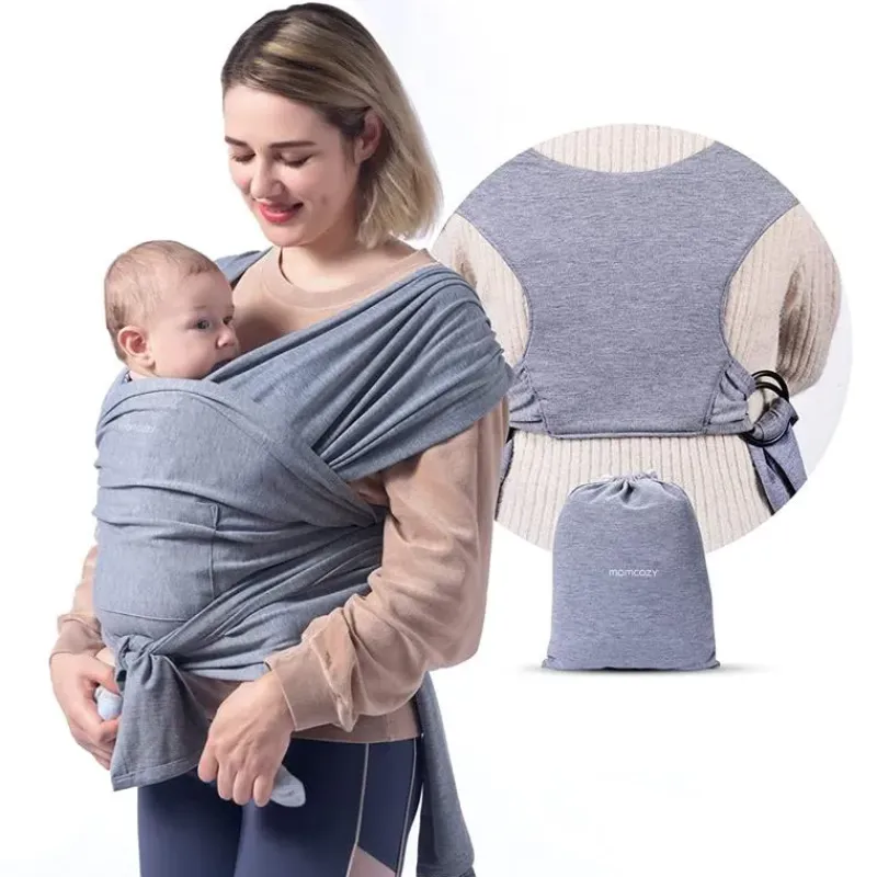 momcozy__baby_wrap_carrie_SKU8CWME38w_0.webp Momcozy - Baby Wrap Carrier, Grey Discount
