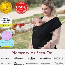 Momcozy - Baby Wrap Carrier, Black Hot
