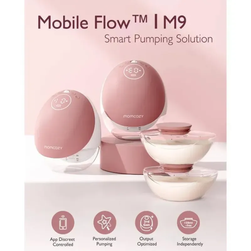 momcozy__bomba_tiraleite__SKU34vkZ8iX_3.webp Momcozy - Bomba tira-leite dupla mãos livres Mobile Flow M9 Hot