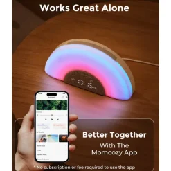 Momcozy - Dreamsync Smart Baby Sound Machine, Rainbow Light & App Control Clearance