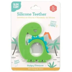 Bumkins Mordedor de Silicone - Dinossauro New