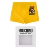 Moschino Baby - Boy Swim Shorts With Toy Bear Print In Gift Box Yellow Sale