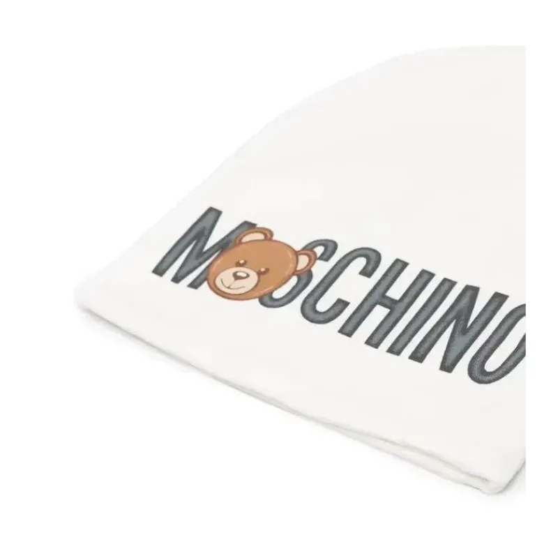 moschino_baby__chapu_com__SKU9xJbIx1J_1.webp Moschino Baby - Chapéu com grande estampa, cinza Outlet