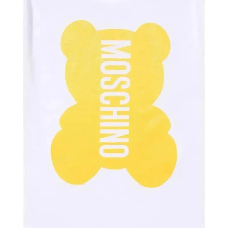 moschino_baby__conjunto_d_SKU0sp3dKYM_1.webp Moschino Baby - Conjunto de Body de Jersey Unissex com Brinquedo Dourado New