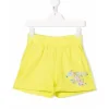 Moschino Baby - Girl Shorts com logotipo de elefante pequeno, amarelo Sale