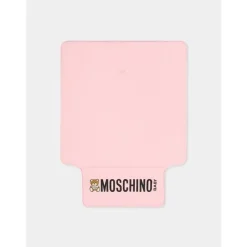 Moschino Baby - Logo Straps Diaper Bag With Changing Mat, Light Pink New