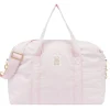 Moschino Baby - Striped Diaper Bag With Bear Patch Changing Mat Light Pink Clearance