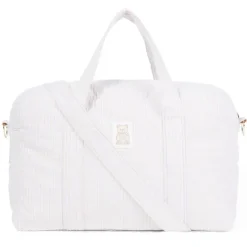 Moschino Baby - Striped Diaper Bag With Bear Patch Changing Mat Beige Sale