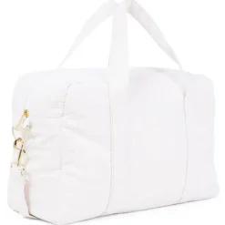 Moschino Baby - Striped Diaper Bag With Bear Patch Changing Mat Beige Sale