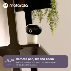 Motorola - Câmera de monitoramento de bebê PIP1010 Câmera de vídeo motorizada WiFi Fashion