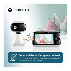 Motorola - Monitor de Bebê PIP1500 Monitor de Vídeo para Bebê Fashion