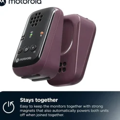 Motorola - Monitor de bebê portátil somente áudio com baterias recarregáveis Fashion