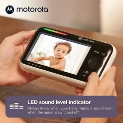 Motorola - Monitor de bebê PIP1510 Connect, monitor de bebê com vídeo WiFi Online
