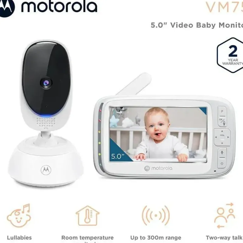 motorola__vm_monitor_de_v_SKUbIgLOesR_2.webp Motorola - VM75 Monitor de vídeo para bebês com câmera interna Clearance