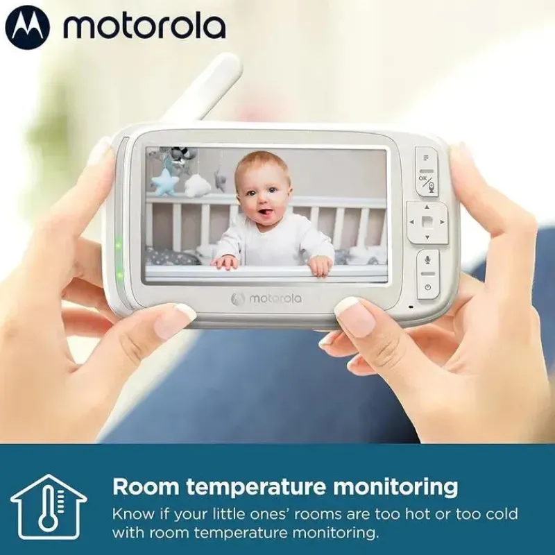motorola__vm_monitor_de_v_SKUbIgLOesR_3.webp Motorola - VM75 Monitor de vídeo para bebês com câmera interna Clearance