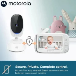 Motorola - VM75 Monitor de vídeo para bebês com câmera interna Clearance