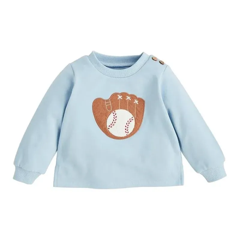 mud_pie__baby_boy_basebal_SKUHK6tFD11_0.webp Mud Pie - Baby Boy Baseball Applique Pullover Sale