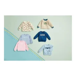 Mud Pie - Baby Boy Baseball Applique Pullover Sale