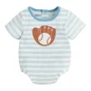 Mud Pie - Baby Boy Baseball Crawlers Clearance