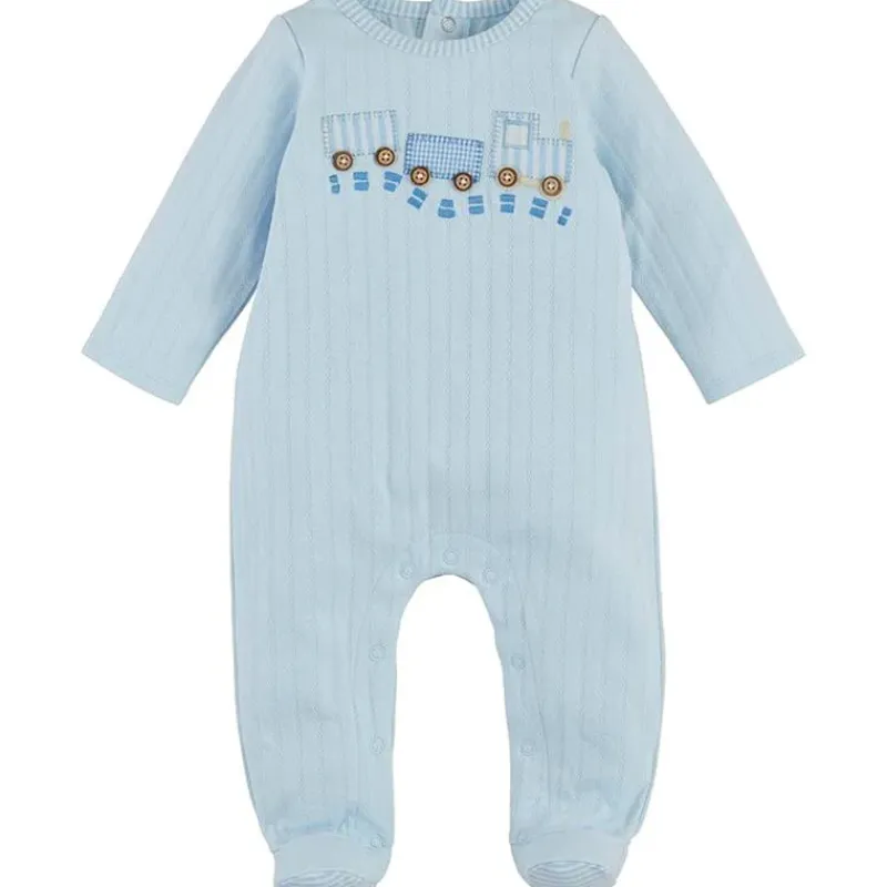 mud_pie__baby_boy_childre_SKU4lhgdHAf_0.webp Mud Pie - Baby Boy Children's Train Pointelle Sleeper Clearance
