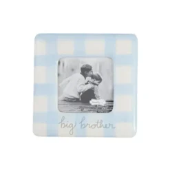 Mud Pie - Baby Boy Gingham Big Bro Frame Sale