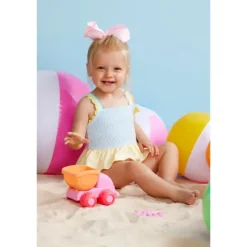 Mud Pie - Baby Girl Seersucker Ric-Rac Swimsuit Discount